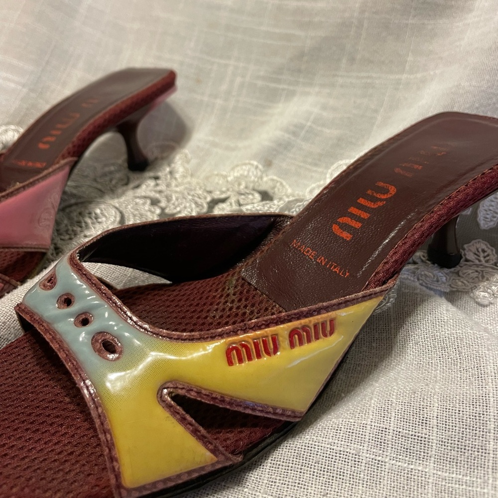 Miu Miu Mesh Sandals - Picture 4 of 9